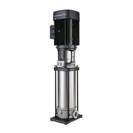 Вертикальный многоступенчатый центробежный насос Grundfos CRN 1S-9 A-P-A-E-HQQE артикул 96516046 – фото внешнего вида